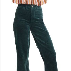 Madewell Straight Leg Cord Crop